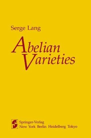 Cover of Abelian Varieties