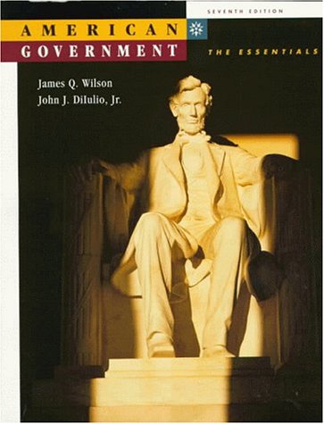 Book cover for American Government, Seventh Edition with 98 Election Supplement