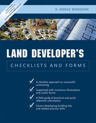 Book cover for Residential Land Developer’s Checklists and Forms