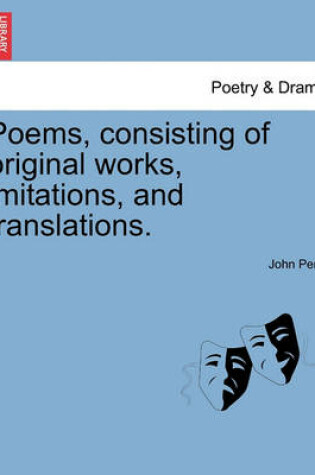 Cover of Poems, consisting of original works, imitations, and translations.