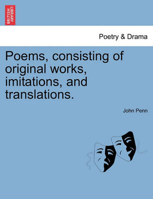 Book cover for Poems, consisting of original works, imitations, and translations.