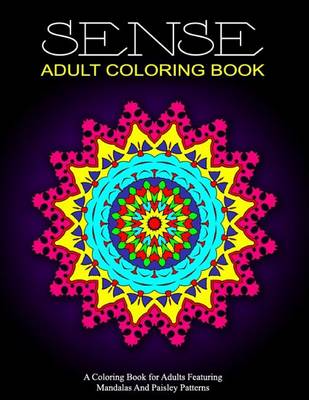 Book cover for SENSE ADULT COLORING BOOK - Vol.4