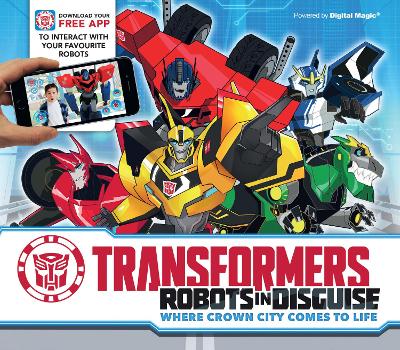 Book cover for Transformers - Robots in Disguise