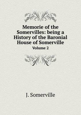 Book cover for Memorie of the Somervilles