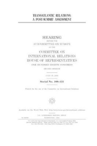 Cover of Transatlantic relations