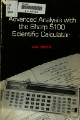 Cover of Advanced Analysis with the Sharp 5100 Scientific Calculator