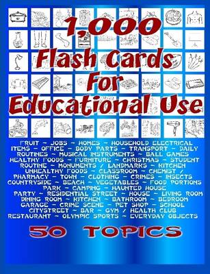 Book cover for 1,000 Flashcards For Educational Use