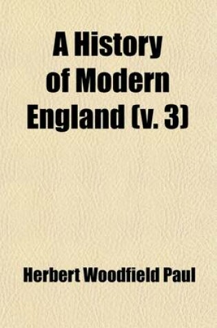 Cover of A History of Modern England (Volume 3)