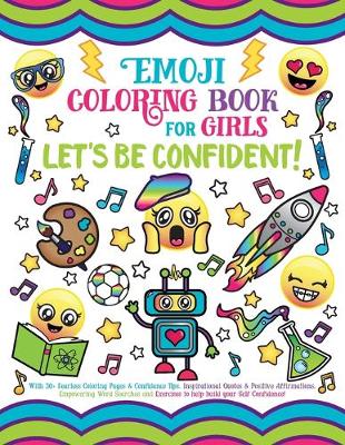 Book cover for Emoji Coloring Book for Girls