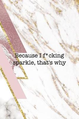 Book cover for Because I Fucking Sparkle That's Why