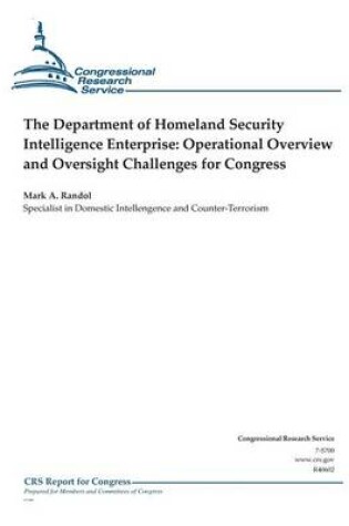 Cover of The Department of Homeland Security Intelligence Enterprise