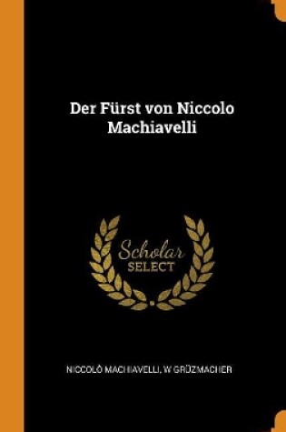 Cover of Der Furst Von Niccolo Machiavelli