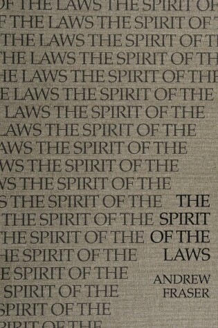 Cover of The Spirit of the Laws