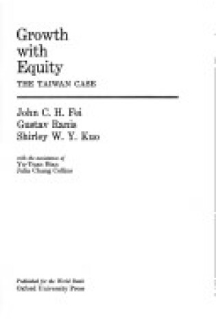 Cover of Growth with Equity