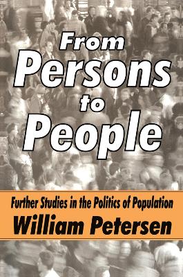 Book cover for From Persons to People