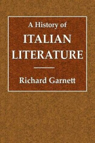 Cover of A History of Italian Literature
