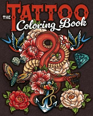 Book cover for The Tattoo Coloring Book