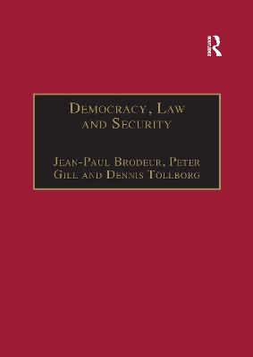 Book cover for Democracy, Law and Security