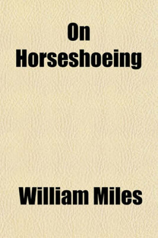 Cover of On Horseshoeing