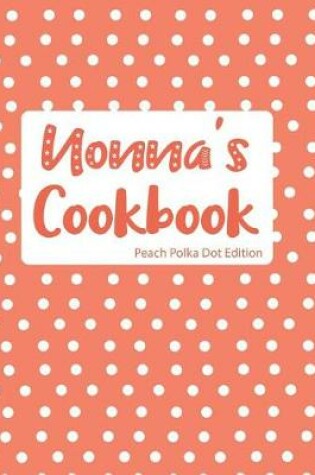 Cover of Nonna's Cookbook Peach Polka Dot Edition