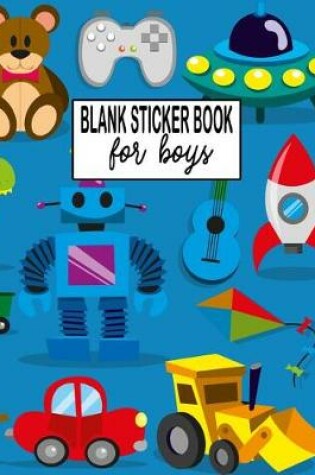 Cover of Blank Sticker Book for Boys