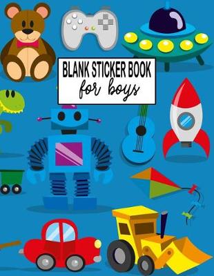 Book cover for Blank Sticker Book for Boys