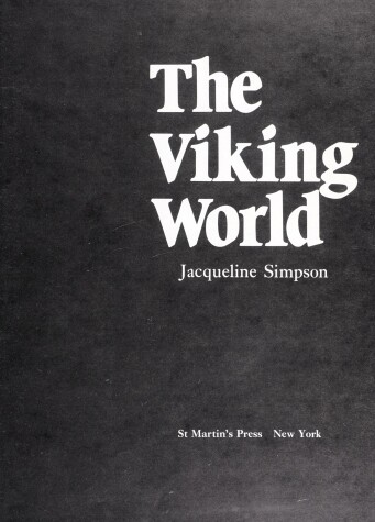 Book cover for The Viking World