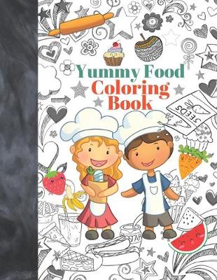 Book cover for Yummy Food Coloring Book