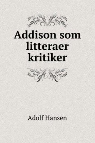 Cover of Addison som litteraer kritiker