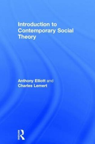 Cover of Introduction to Contemporary Social Theory