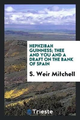 Book cover for Hephzibah Guinness; Thee and You and a Draft on the Bank of Spain