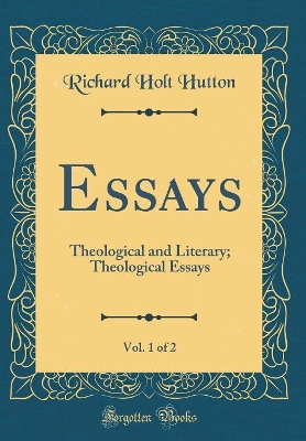 Book cover for Essays, Vol. 1 of 2