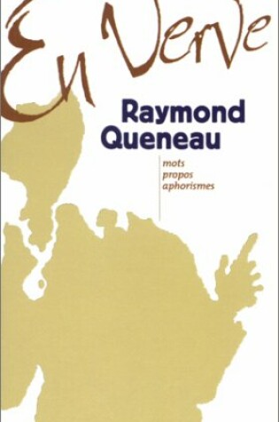 Cover of Raymond Queneau en verve