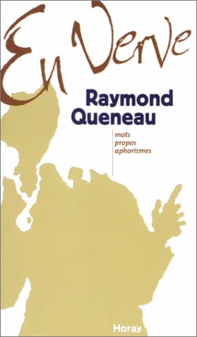 Book cover for Raymond Queneau en verve