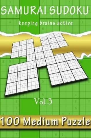 Cover of Samurai Sudoku, Keeping Brains Active Vol. 3