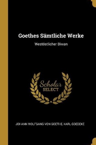 Cover of Goethes Sämtliche Werke