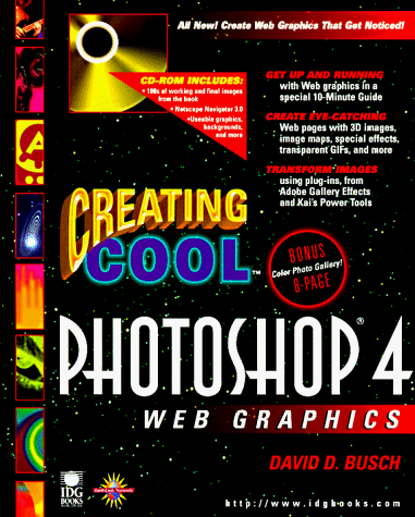 Book cover for Creating Cool Web Graphics with Photoshop 4