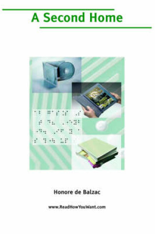 Cover of Second Home, a (Large Print)
