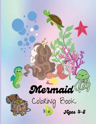 Book cover for Mermaid Coloring Book