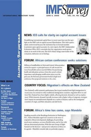 Cover of IMF Survey No.10, 2005