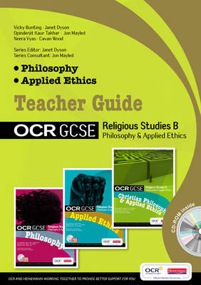 Book cover for GCSE OCR Religious Studies B : Philosophy & Applied Ethics Teacher Guide with editable CD