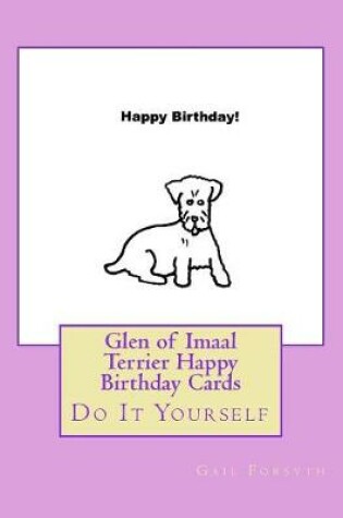 Cover of Glen of Imaal Terrier Happy Birthday Cards