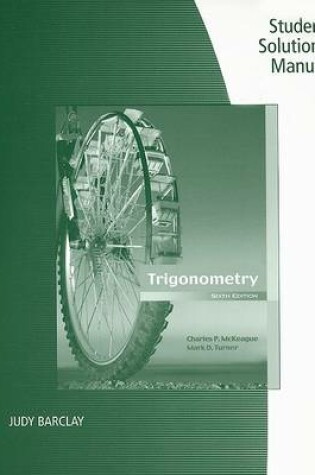 Cover of Trigonometry Student Solutions Manual