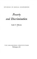 Book cover for Poverty and Discrimination