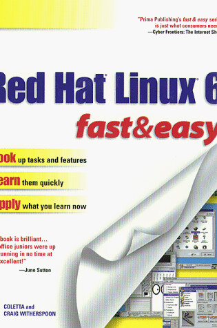 Cover of Red Hat Linux 6 Fast and Easy