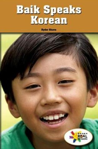 Cover of Baik Speaks Korean
