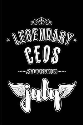 Book cover for Legendary CEOs are born in July