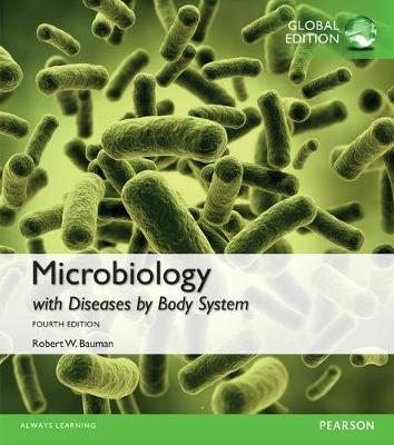 Book cover for Microbiology with Diseases by Body System OLP with eText, Global Edition