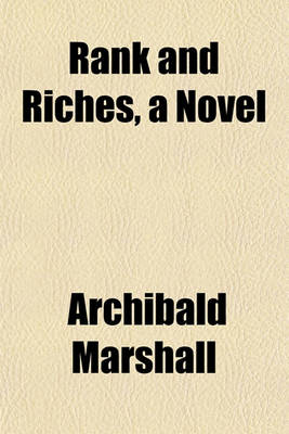 Book cover for Rank and Riches, a Novel