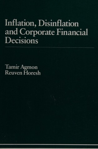 Cover of Inflation, Disinflation and Corporate Financial Decisions